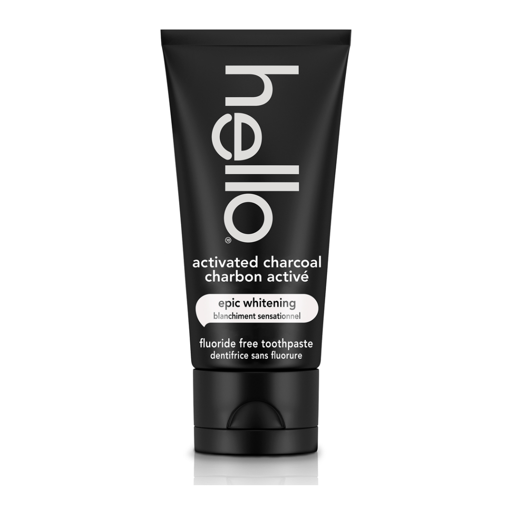 Crema Dental Carbon Activado HELLO Sin Flor 82ml