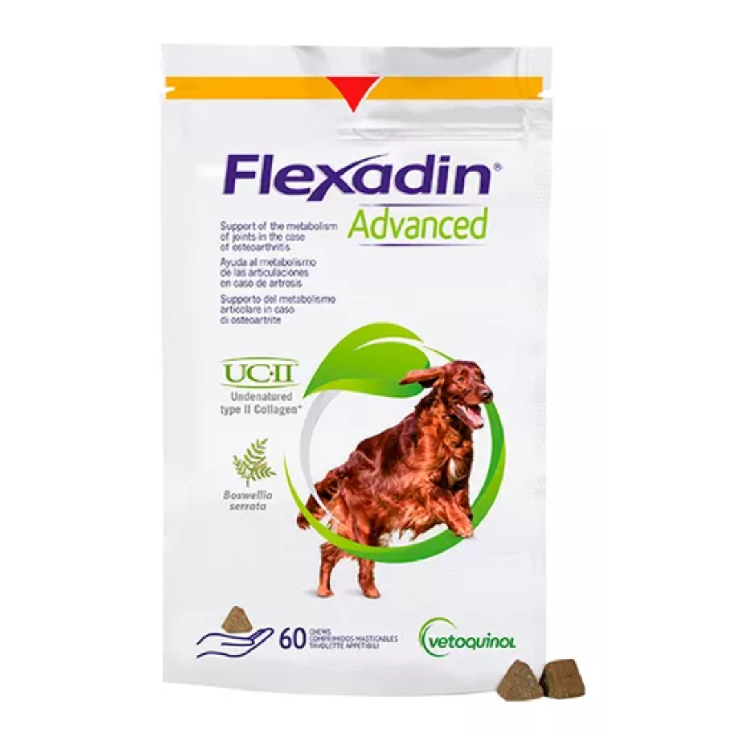 Flexadin Advanced Todo Tipo de Perros 60 Comprimidos Masticables