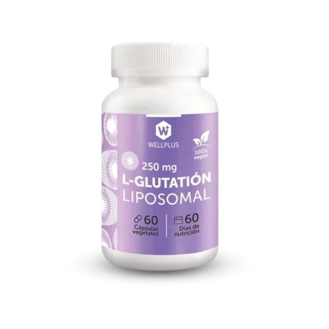 Wellplus L-Glutation Liposomal 250 mg 60 Capsulas