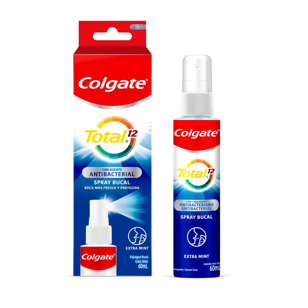 Colgate Total12 Enjuague Bucal Spray Antibacterial 60ml