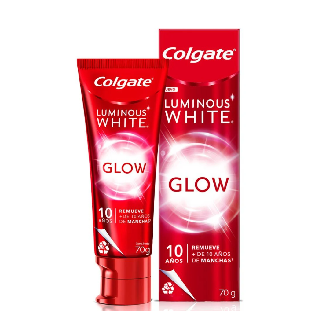 COLGATE PASTA DENTAL LUMINOUS WHITE GLOW 70 GRS