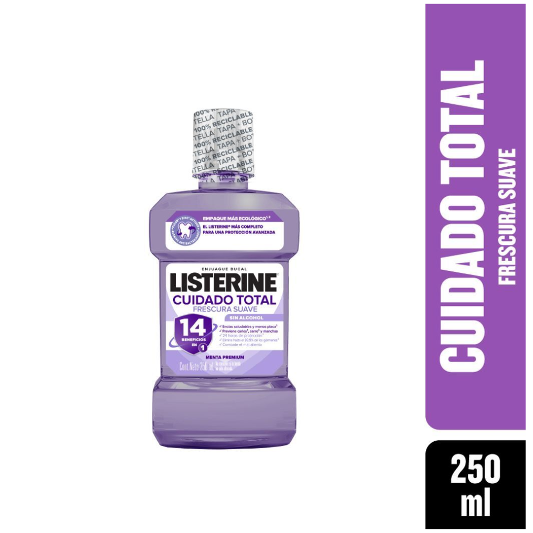 Listerine Cuidado Total Enjuague Bucal 250 ml