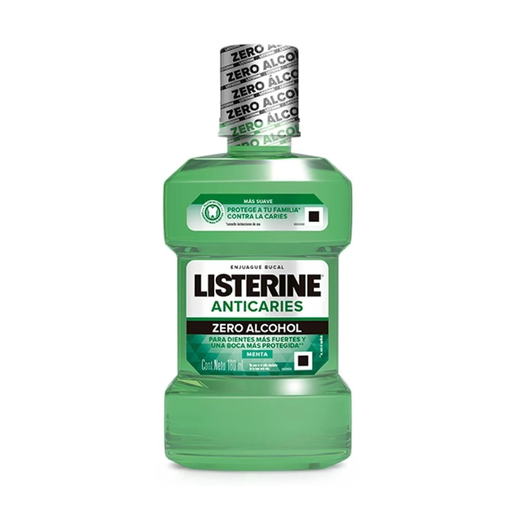 LISTERINE ANTICAR ZERO 180 ML