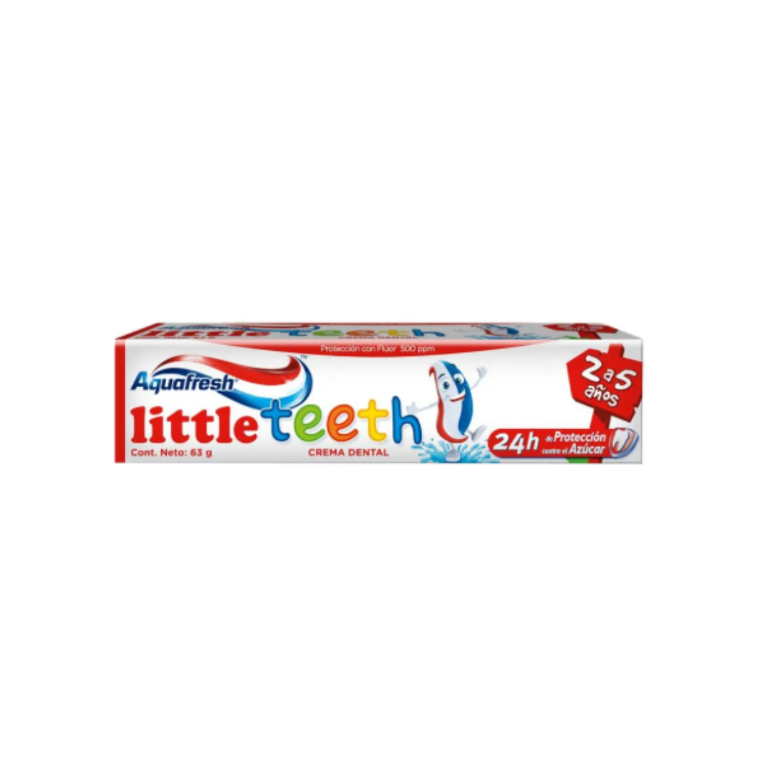 Aquafresh Crema Dental Little Teeth 2-5 Aos x 63grs