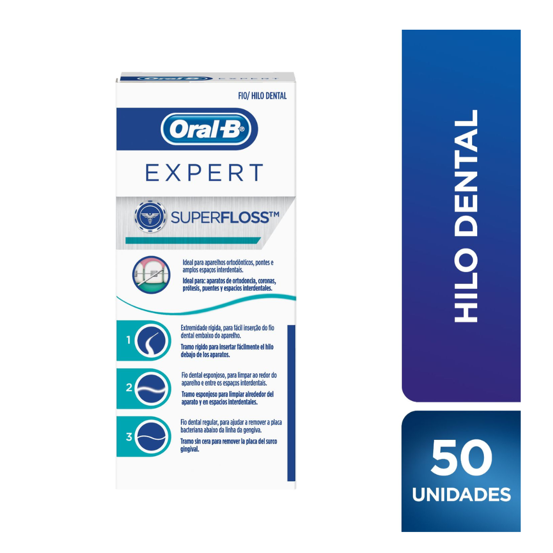 ORAL-B SUPERFLOSS (50 FILAMENTOS