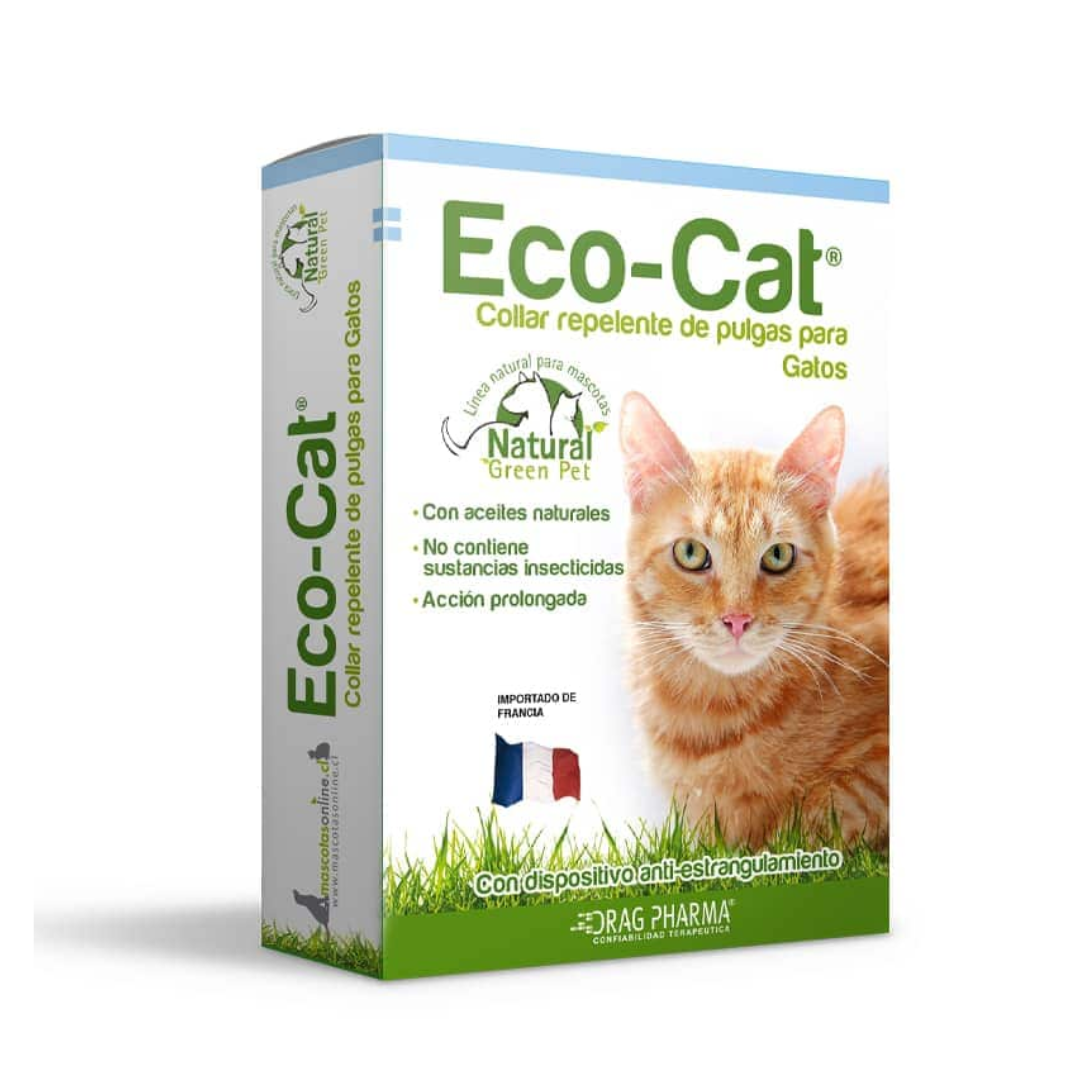 Eco-Cat Collar Repelente de Pulgas para Gatos 1 Unidad