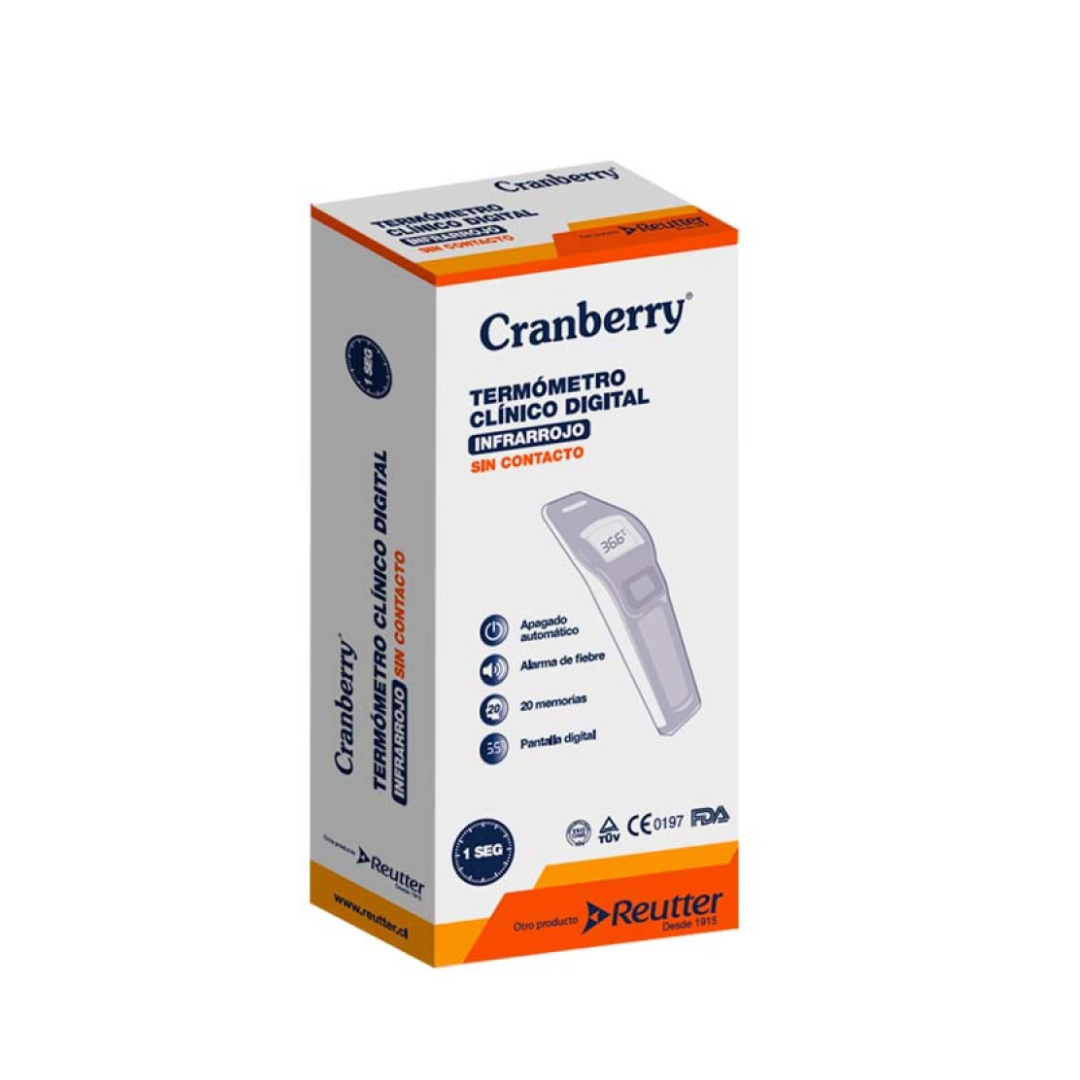 CRANBERRY TERMOMETRO INFRARROJO SIN CONTACTO
