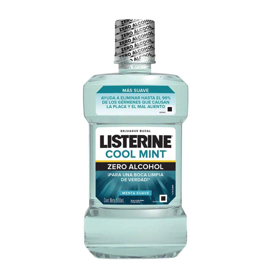 LISTERINE COOL MINT SIN ALCOHOL 500ML