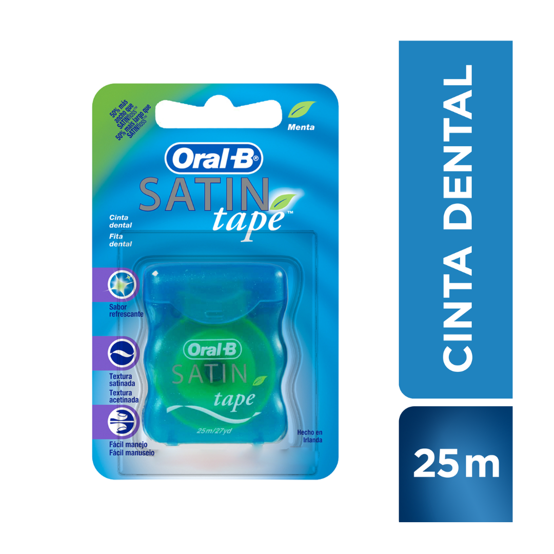 ORAL-B SATINTAPE  MENTA 25MTS.
