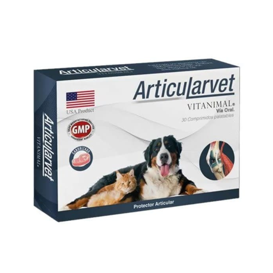 Vitanimal Articularvet Condroprotector cuidado Articular x 30 Comprimidos