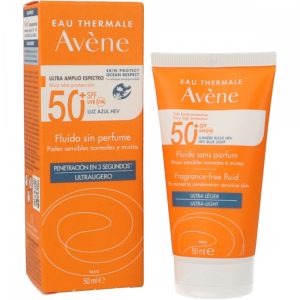Avene Fluido Sin Perfume SPF50+ 50 ml