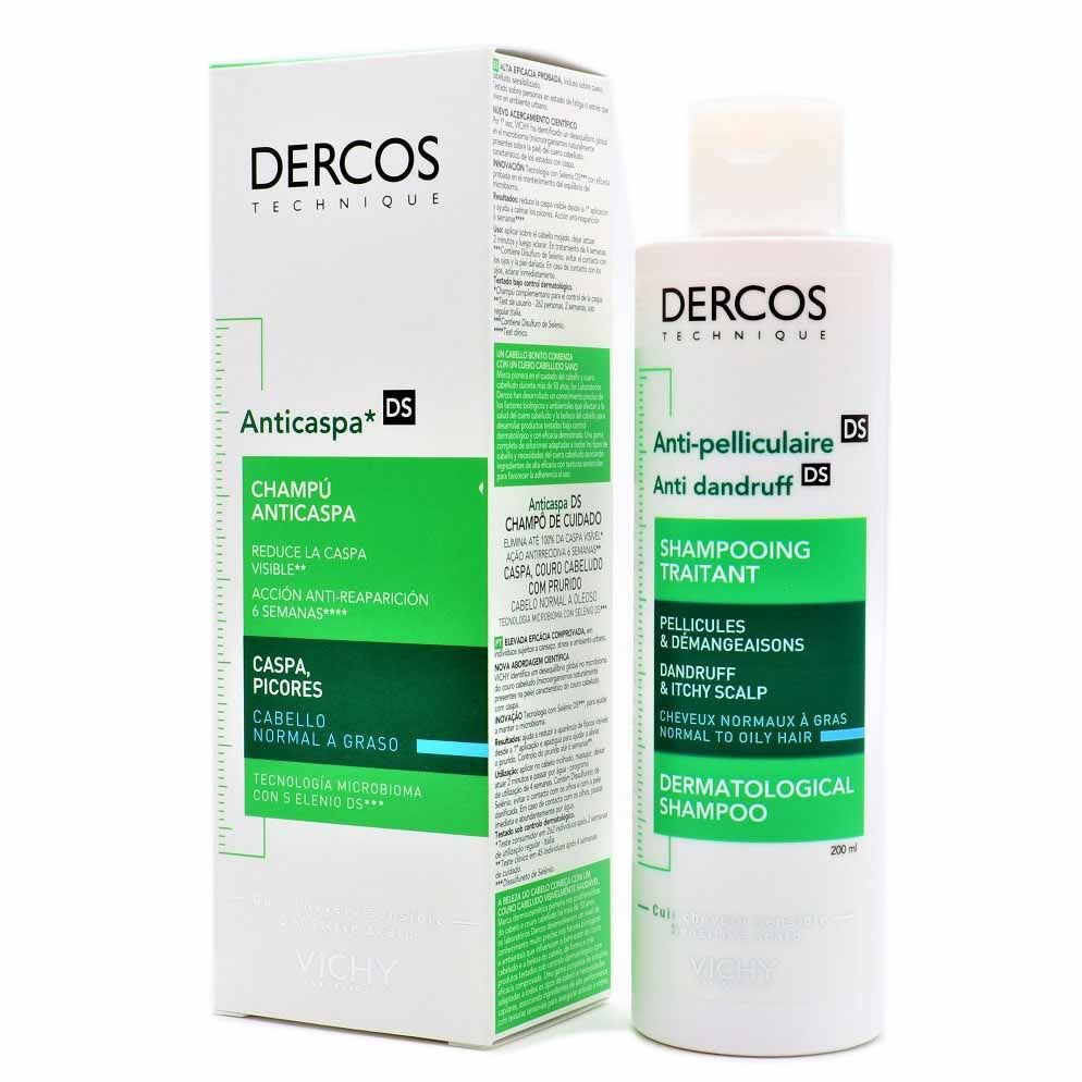 DERCOS SH.ANTICASPA NORMAL 200ML.