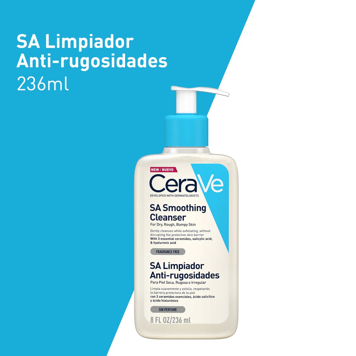 CERAVE SA SMOOTHING LIMPIADOR ANTI RUGOSIDADES