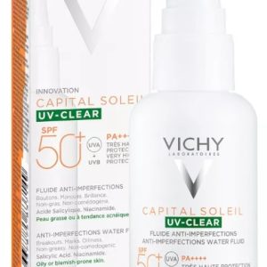 Vichy Capital Soleil Fluido Acuoso SPF 50 UV Clear