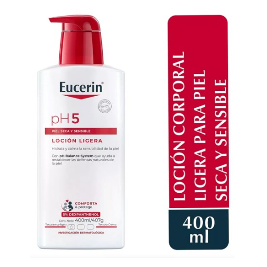 EUCERIN PH5 LOCION LIGTH 400 ML C/BOMBA
