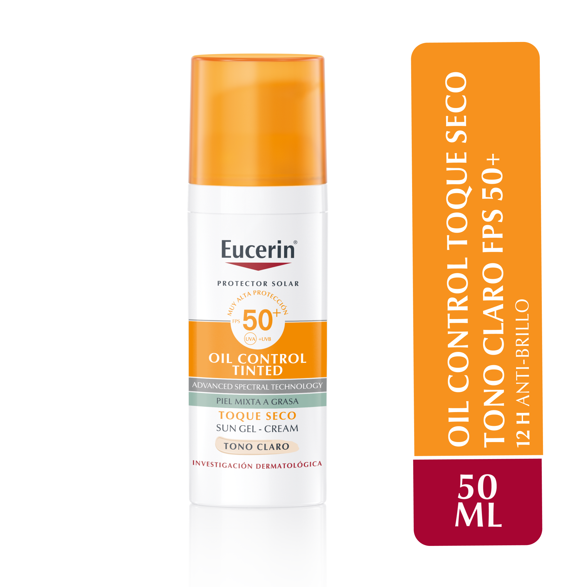 EUCERIN SUN OIL CONTROL TINTED TONO LIGHT F50+
