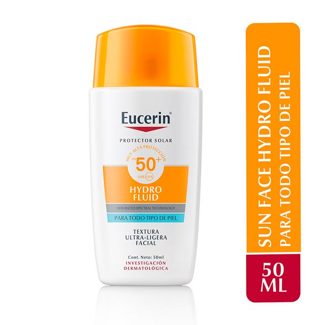 EUCERIN FOTOPROTECTOR HYDROFLUID TEXTURA ULTRA LIGERA FACIAL 50ML