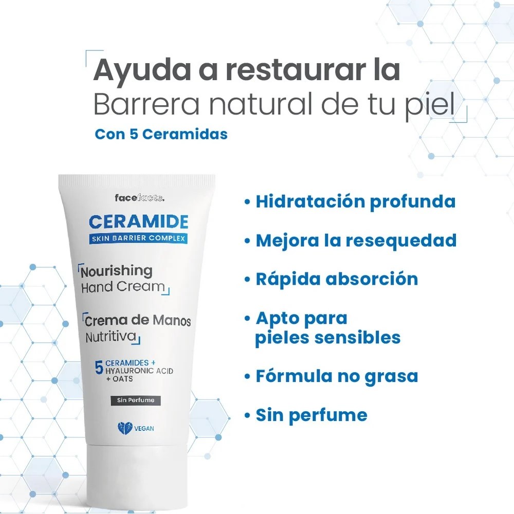 Ceramide Crema de Manos Nutritiva 50 ml