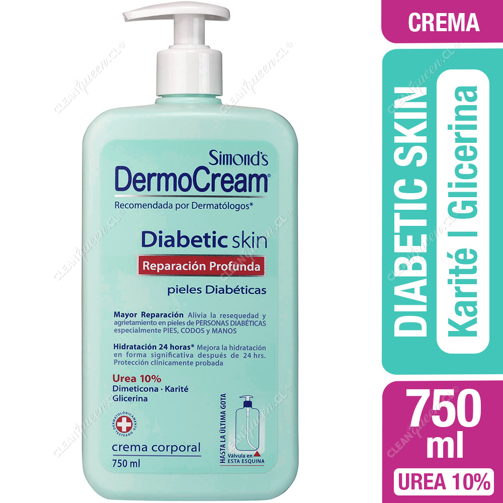 DERMOCREAM DIABETIC SKIN 750ML.