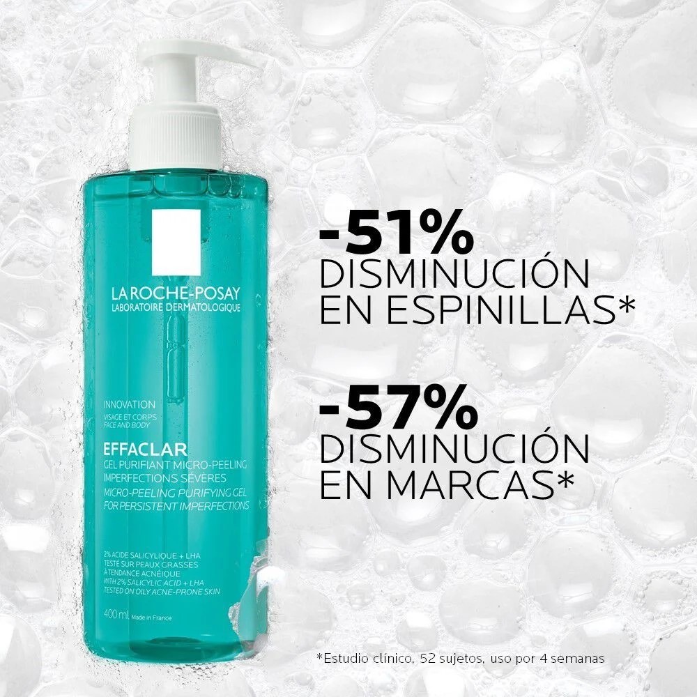 EFFACLAR GEL MICRO-EXFOLIANTE IMPERFECCIONES SEVERAS 400ML