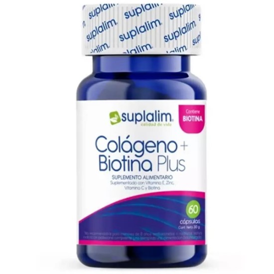 COLAGENO+BIOTINA PLUS 60 CAPSULAS