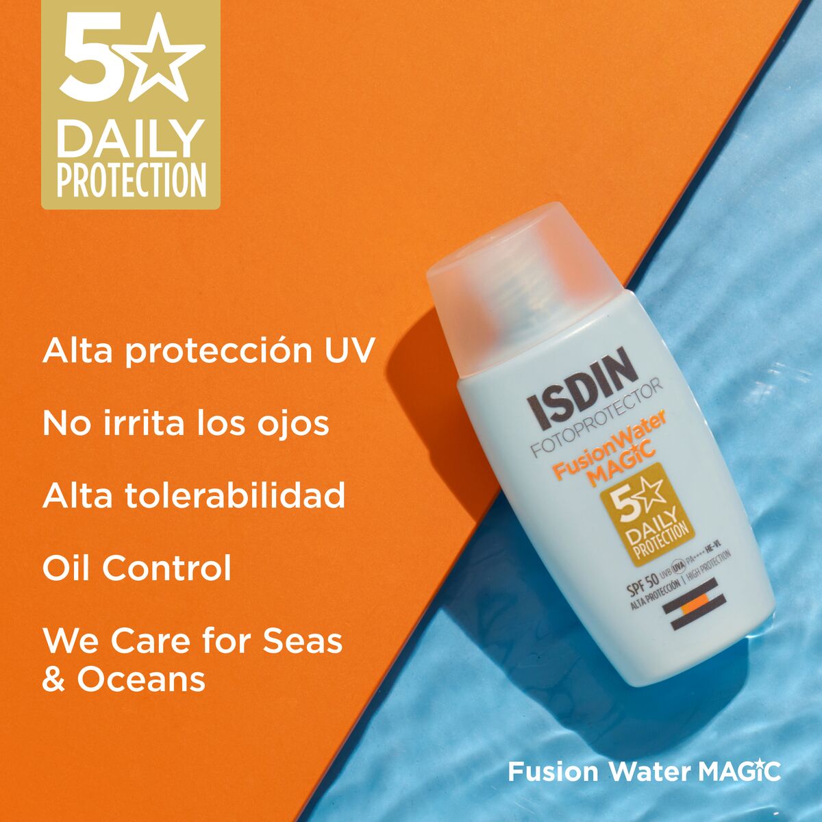 Isdin Fotoprotector Fusion Water Magic Light spf50+ 50 ml